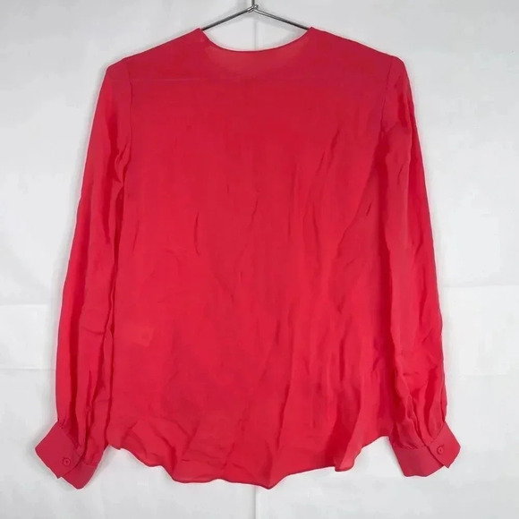 L'AGENCE Silk Long Sleeve Blouse - Picture 2 of 11